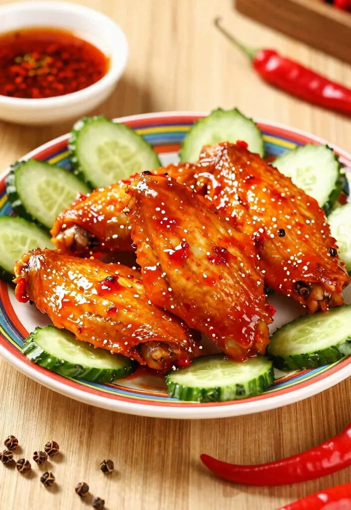 17 Chinese Fried Chicken Wing Recipes (Crispy & Flavorful) - 2. Spicy Szechuan Wings 1
