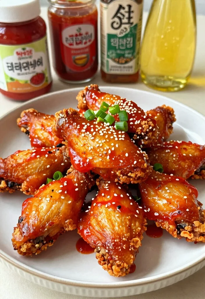 17 Chinese Fried Chicken Wing Recipes (Crispy & Flavorful) - 6. Crispy Korean Fried Wings 1