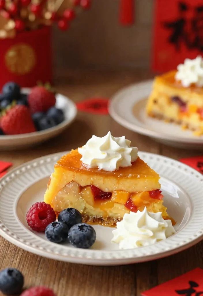 17 Chinese New Year Dessert Ideas (Festive Favorites) - 15. Steamed Fruit Pudding 1