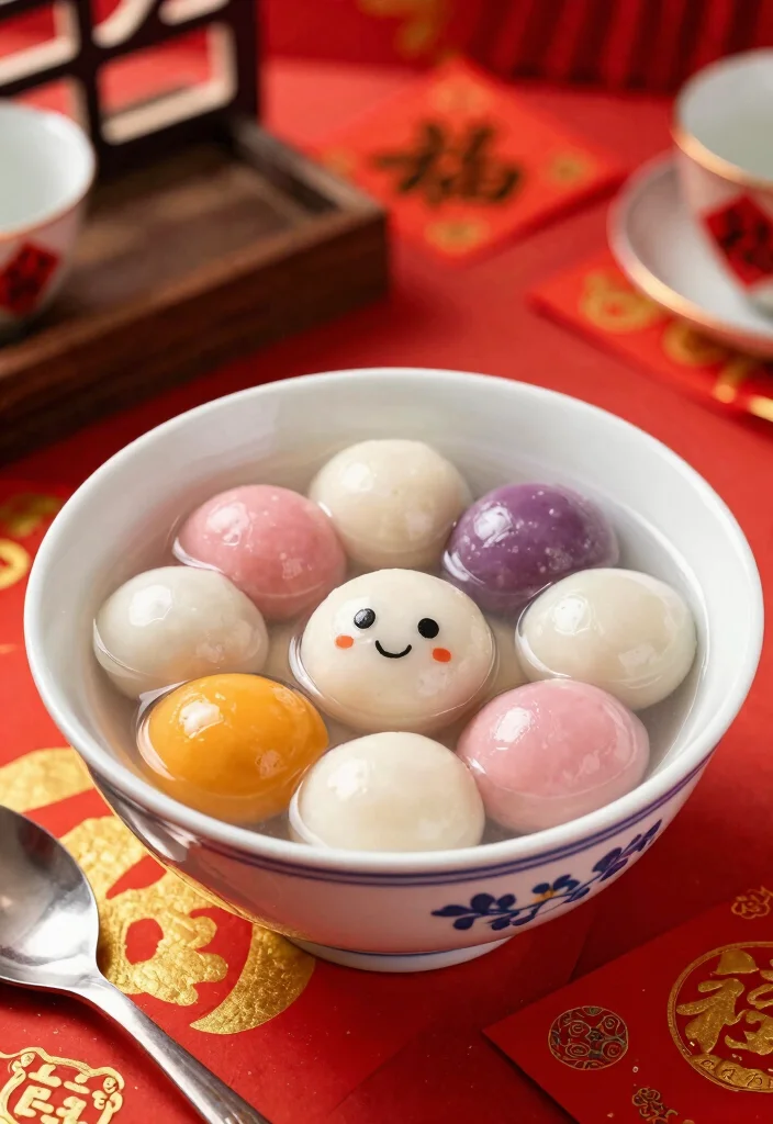 17 Chinese New Year Dessert Ideas (Festive Favorites) - 2. Tangyuan (Sweet Rice Balls) 1