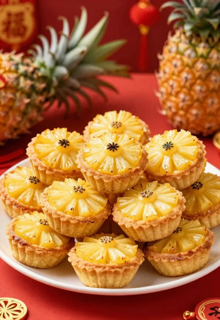 17 Chinese New Year Dessert Ideas (Festive Favorites) - 3. Pineapple Tarts 1