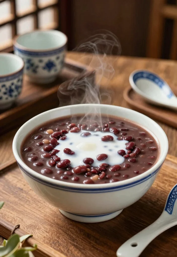 17 Chinese New Year Dessert Ideas (Festive Favorites) - 5. Red Bean Soup 1