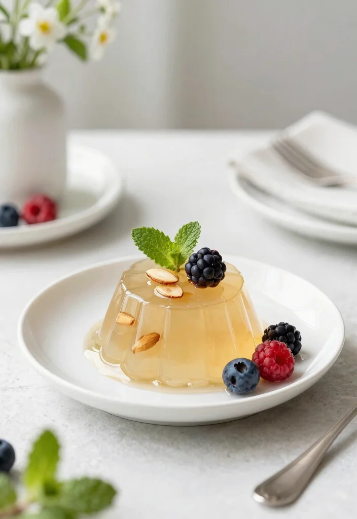 17 Chinese New Year Dessert Ideas (Festive Favorites) - 6. Almond Jelly (Almond Tofu) 1