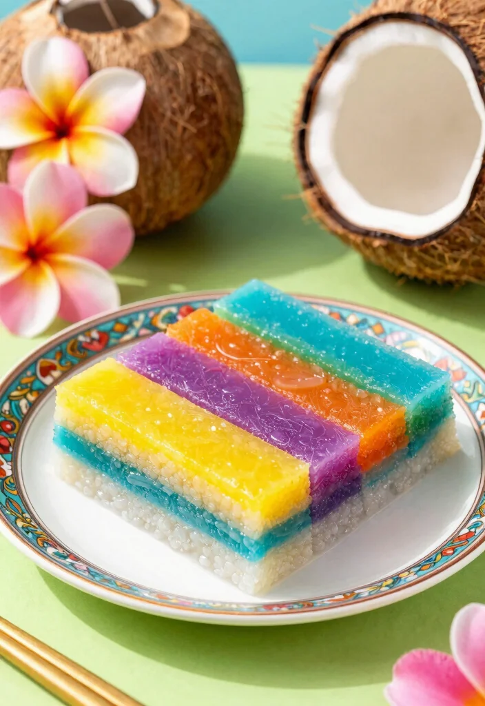 17 Chinese New Year Dessert Ideas (Festive Favorites) - 8. Coconut Sticky Rice Cake 1