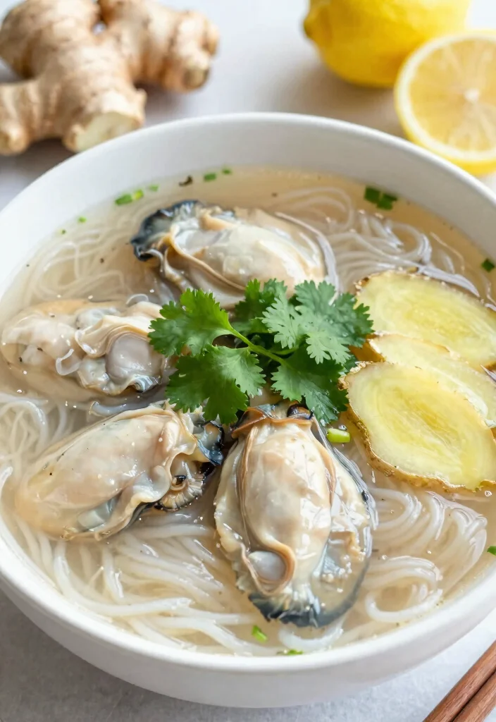 17 Chinese Noodle Soup Recipes: Comfort in a Bowl - 15. Taiwanese Oyster Noodle Soup 1