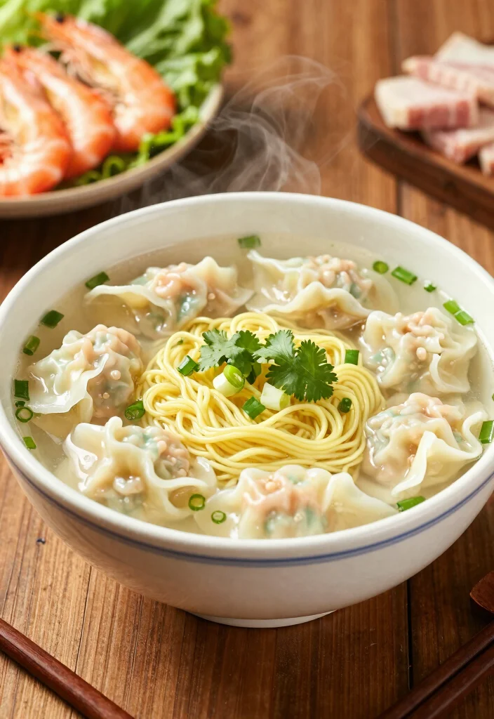 17 Chinese Noodle Soup Recipes: Comfort in a Bowl - 2. Classic Cantonese Wonton Noodle Soup 1