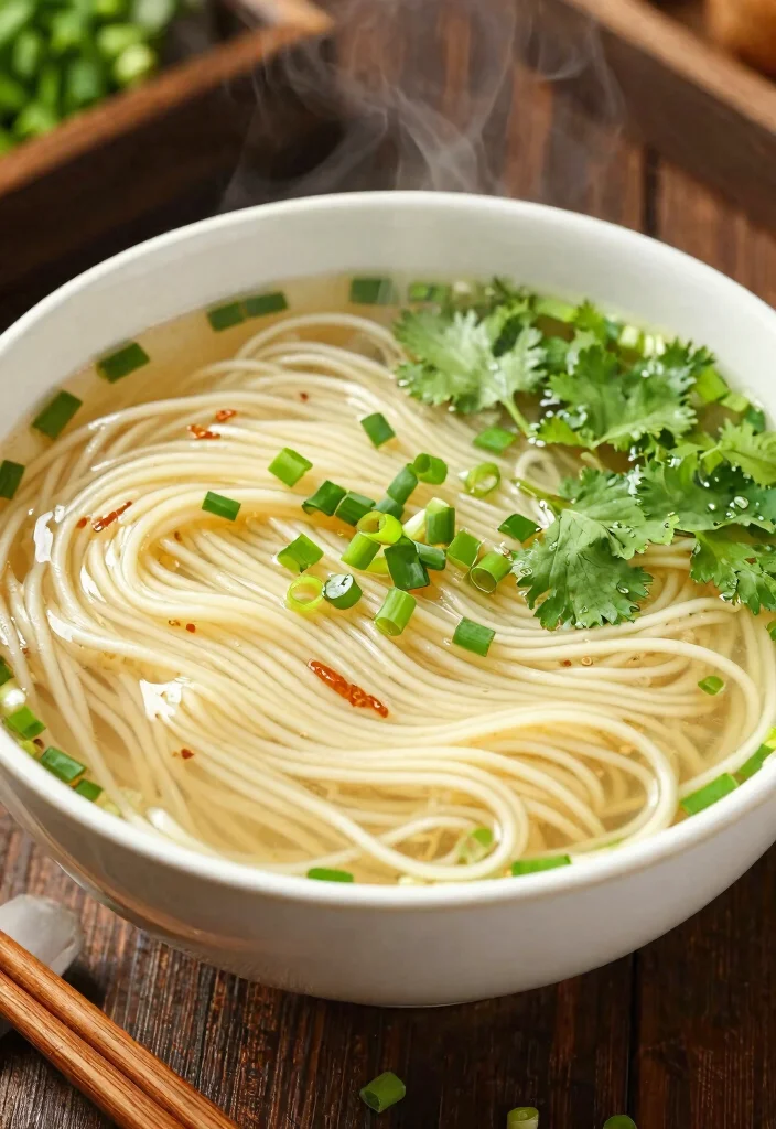17 Chinese Noodle Soup Recipes: Comfort in a Bowl - 8. Shanghai Scallion Noodle Soup 1