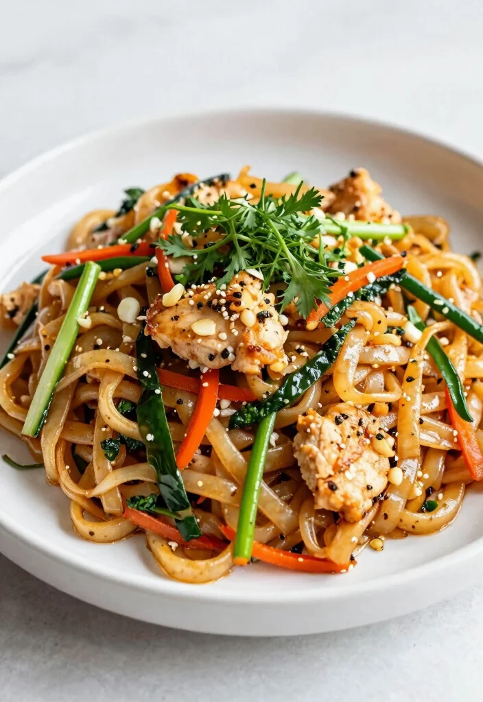 17 Gluten-Free Pad Thai Chicken Recipes (Authentic Thai) - 12. Herb and Garlic Pad Thai Chicken 1