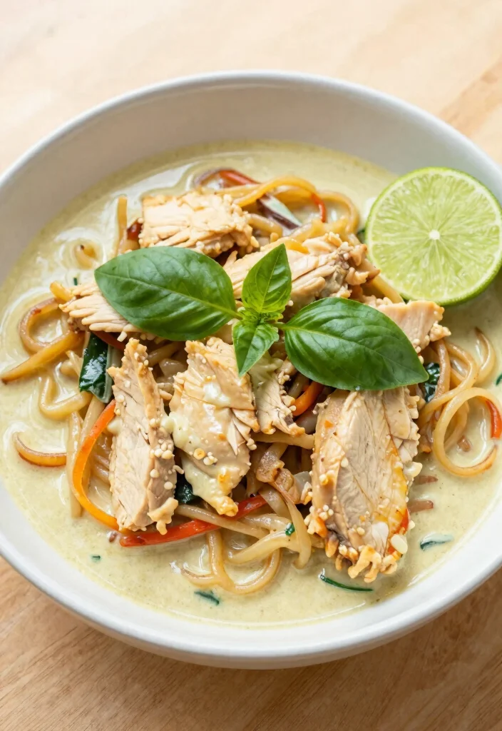 17 Gluten-Free Pad Thai Chicken Recipes (Authentic Thai) - 4. Coconut Curry Pad Thai Chicken 1