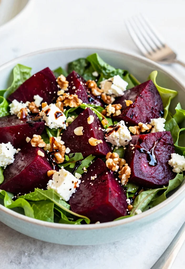 17 Greek Appetizers for Parties (Crowd Pleasers) - 15. Beetroot and Feta Salad: A Colorful Side 1