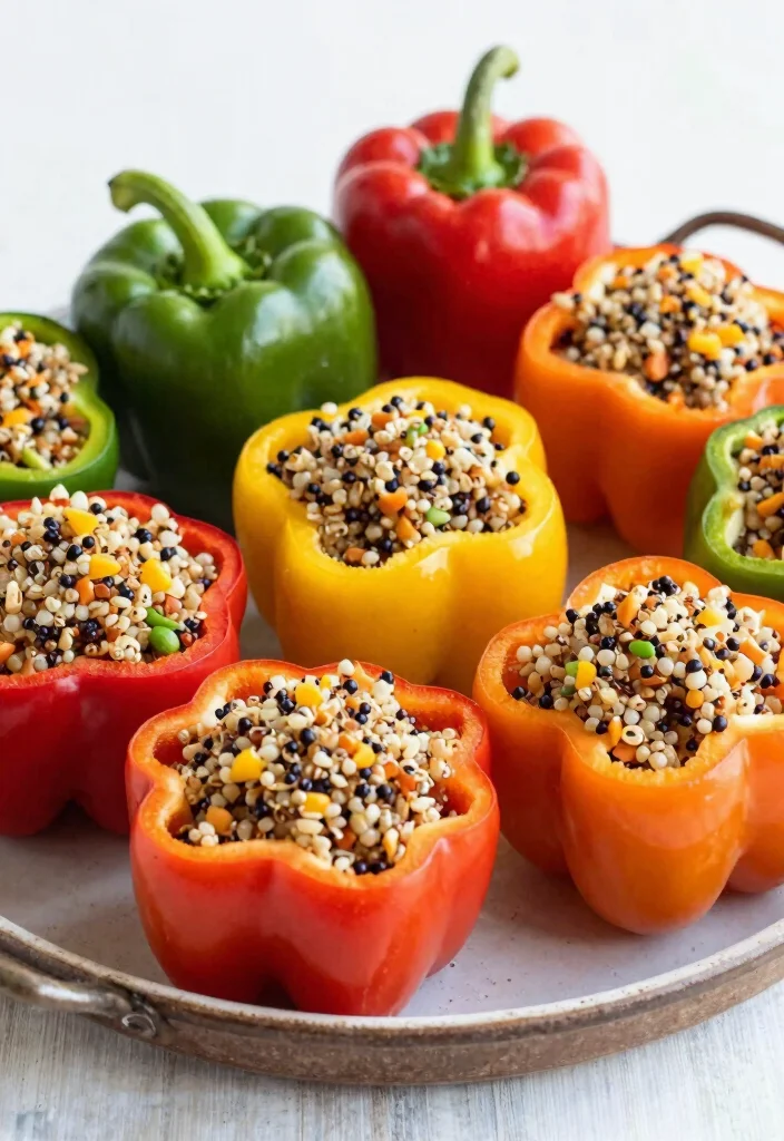 17 Greek Starters & Appetizers (Dinner Party Ready) - 11. Stuffed Peppers 1
