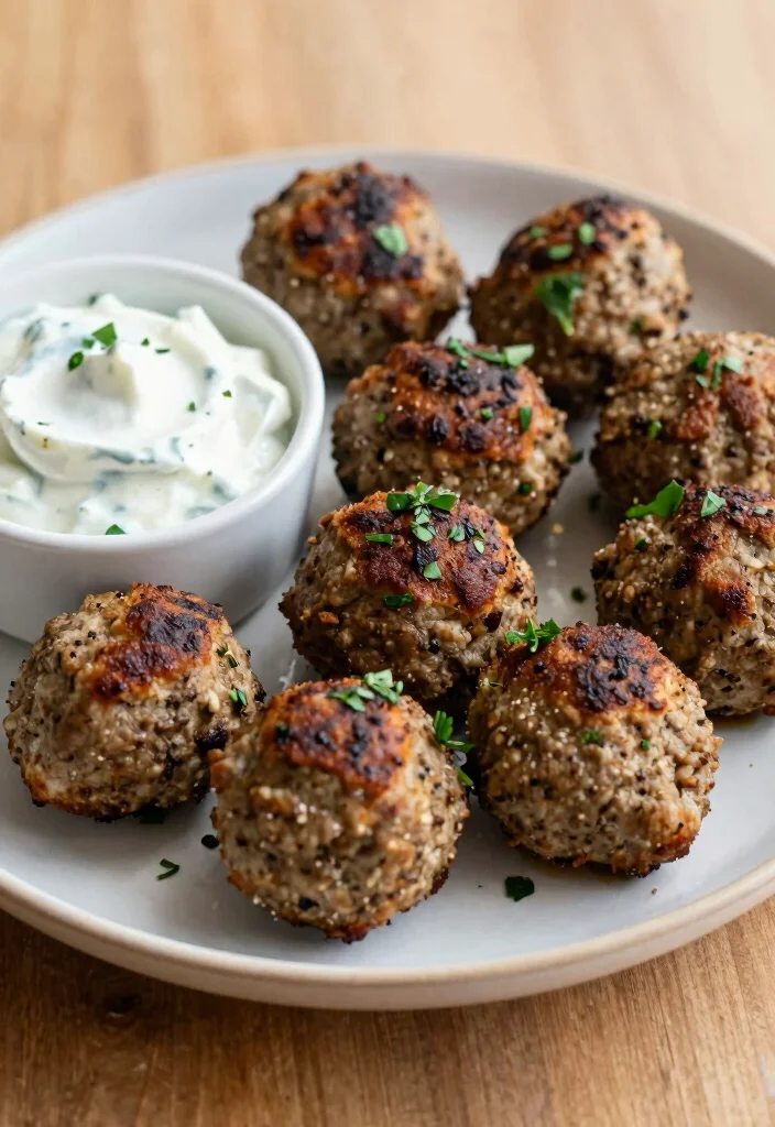 17 Greek Starters & Appetizers (Dinner Party Ready) - 14. Vegan Greek Meatballs 1