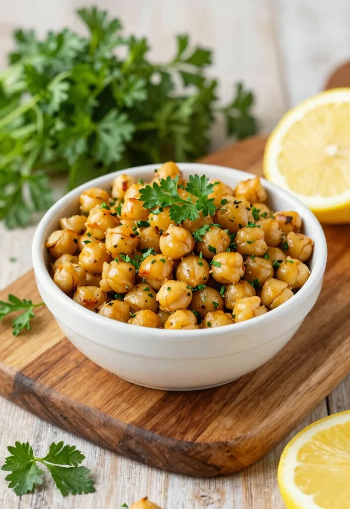 17 Greek Starters & Appetizers (Dinner Party Ready) - 5. Roasted Chickpeas 1