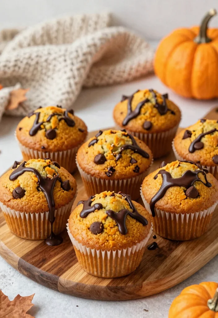 17 Greek Yogurt Pumpkin Muffins: Fall Favorite - 3. Chocolate Chip Pumpkin Greek Yogurt Muffins 1
