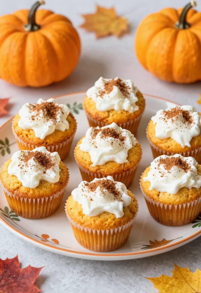 17 Greek Yogurt Pumpkin Muffins: Fall Favorite - 7. Mini Greek Yogurt Pumpkin Muffins 1