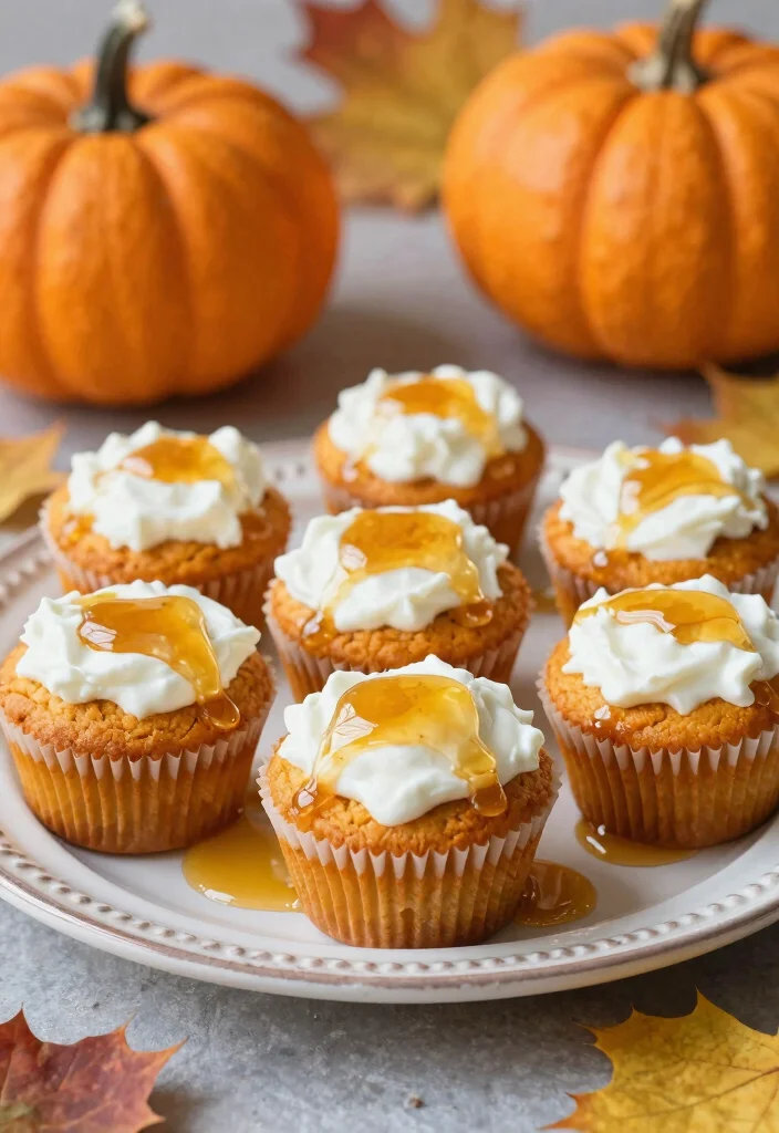 17 Greek Yogurt Pumpkin Muffins: Fall Favorite - 9. Healthy Greek Yogurt Pumpkin Muffins with Honey 1