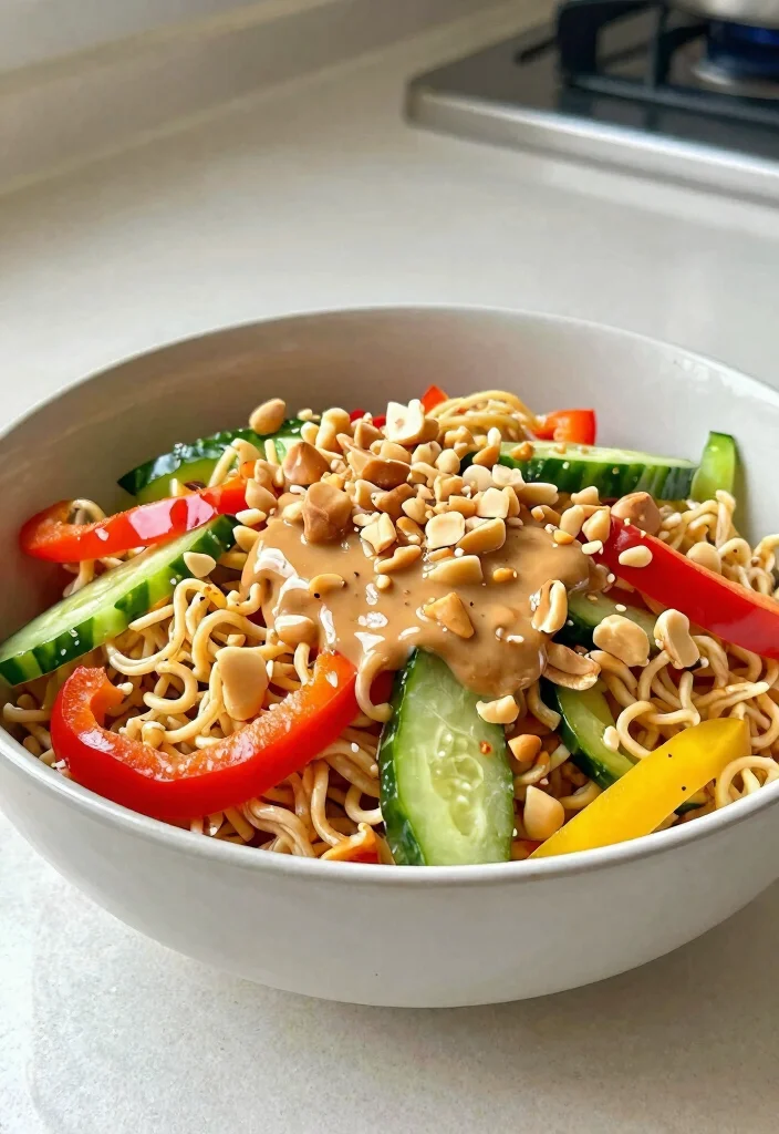 17 Irresistible Chinese Chicken Salad with Ramen Noodles Recipes: A Party Favorite - 2. Crunchy Asian Chicken Salad with Peanut Dressing 1
