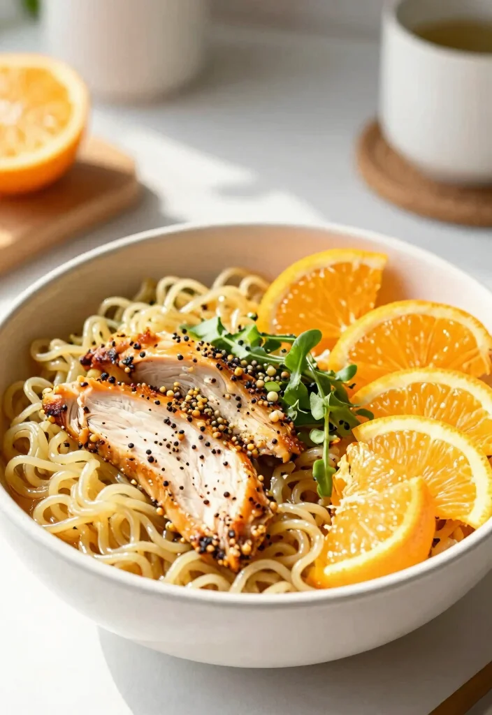 17 Irresistible Chinese Chicken Salad with Ramen Noodles Recipes: A Party Favorite - 8. Citrus Poppyseed Chicken Ramen Salad 1