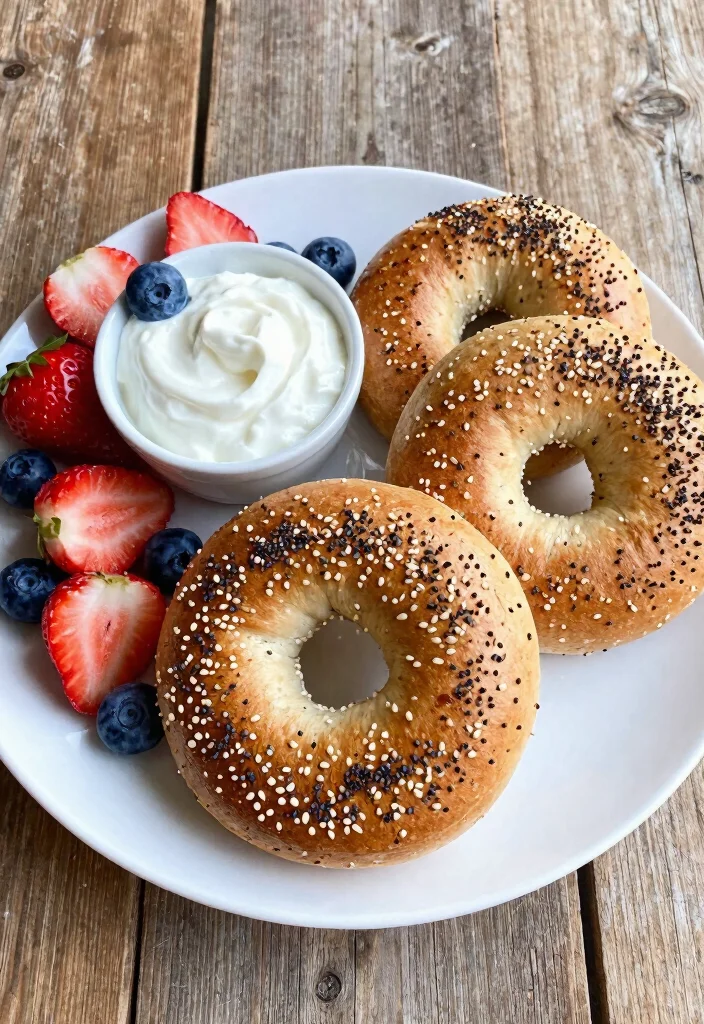 17 Protein Bagels with Greek Yogurt (Gym Fuel) - 1. Classic Greek Yogurt Protein Bagels 1