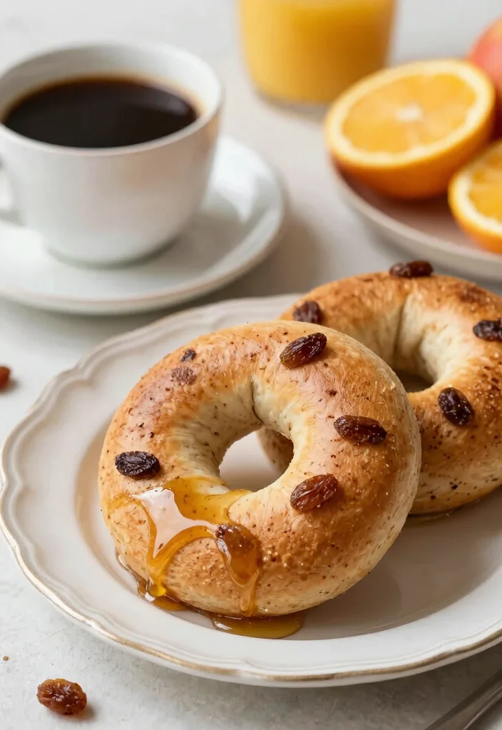17 Protein Bagels with Greek Yogurt (Gym Fuel) - 3. Sweet Cinnamon Raisin Protein Bagels 1