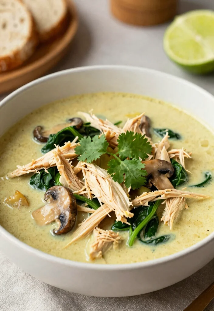 17 Thai Chicken Curry with Coconut Milk (Rich & Aromatic) - 7. Coconut Curry Chicken Soup 1