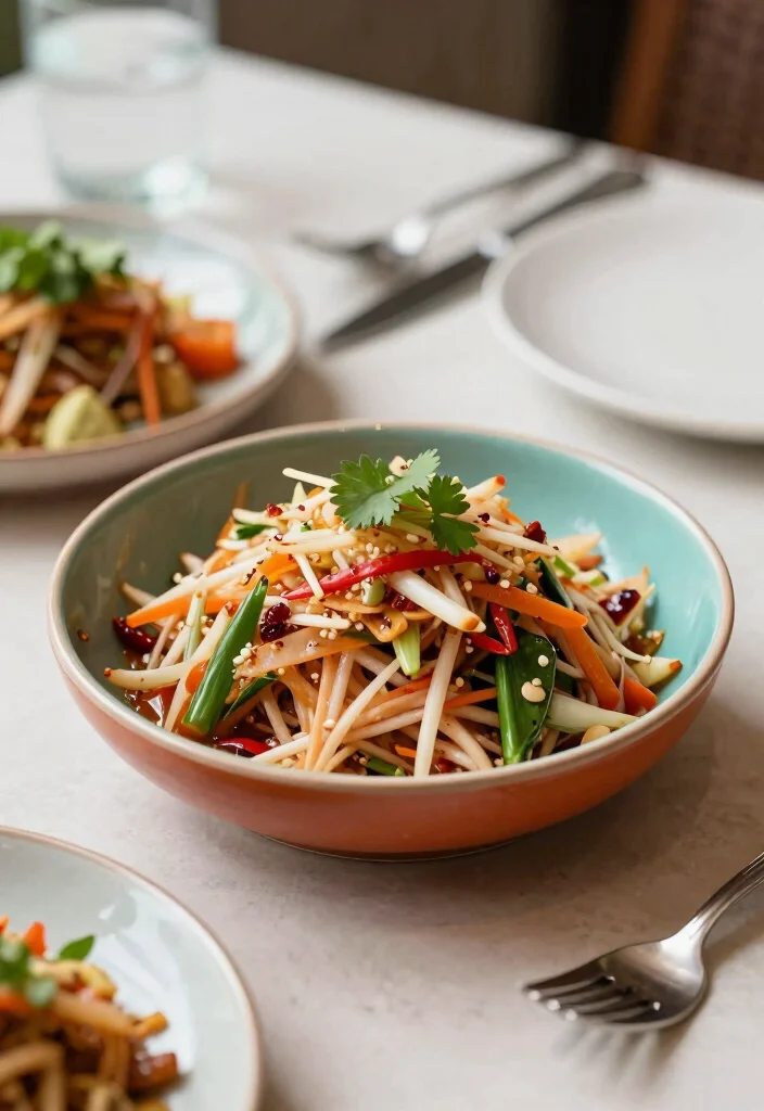 17 Thai Crunch Salad with Peanut Dressing (Addictive) - 17. Final Serving Suggestions 1