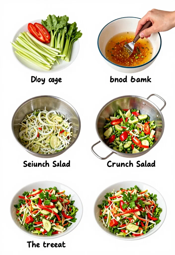 17 Thai Crunch Salad with Peanut Dressing (Addictive) - 5. Step-by-Step Prep 1