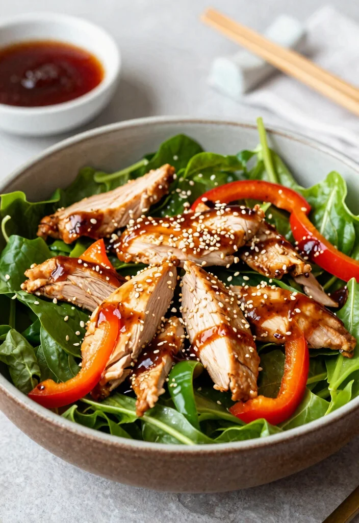 18 Chinese Chicken Salad Recipes (Crunchy & Fresh) - 13. Teriyaki Chicken Salad 1