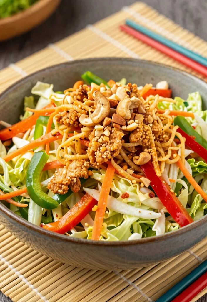 18 Chinese Chicken Salad Recipes (Crunchy & Fresh) - 6. Crunchy Asian Chicken Salad 1