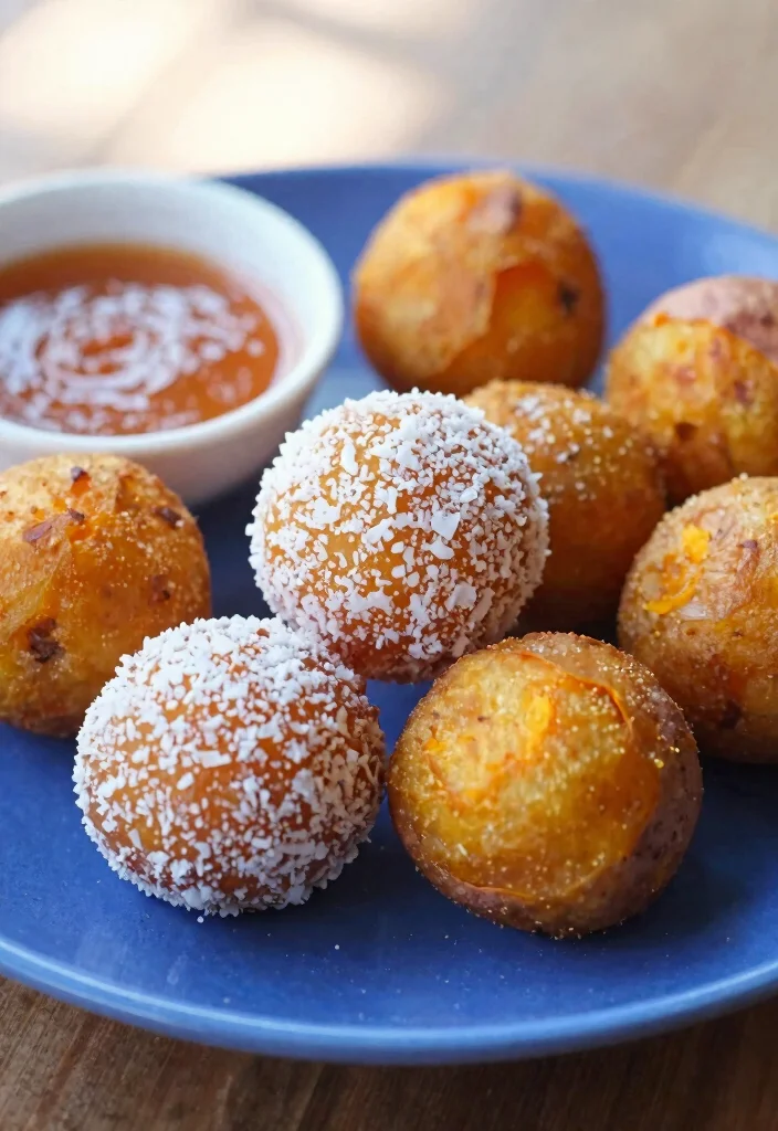 18 Chinese Desserts (Sweet Treats from Across China) - 10. Sweet Potato Balls (地瓜球) 1