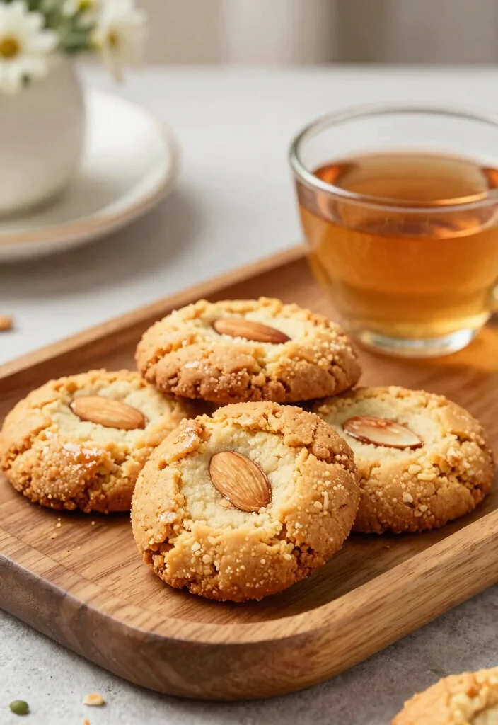 18 Chinese Desserts (Sweet Treats from Across China) - 8. Chinese Almond Cookies (杏仁饼) 1