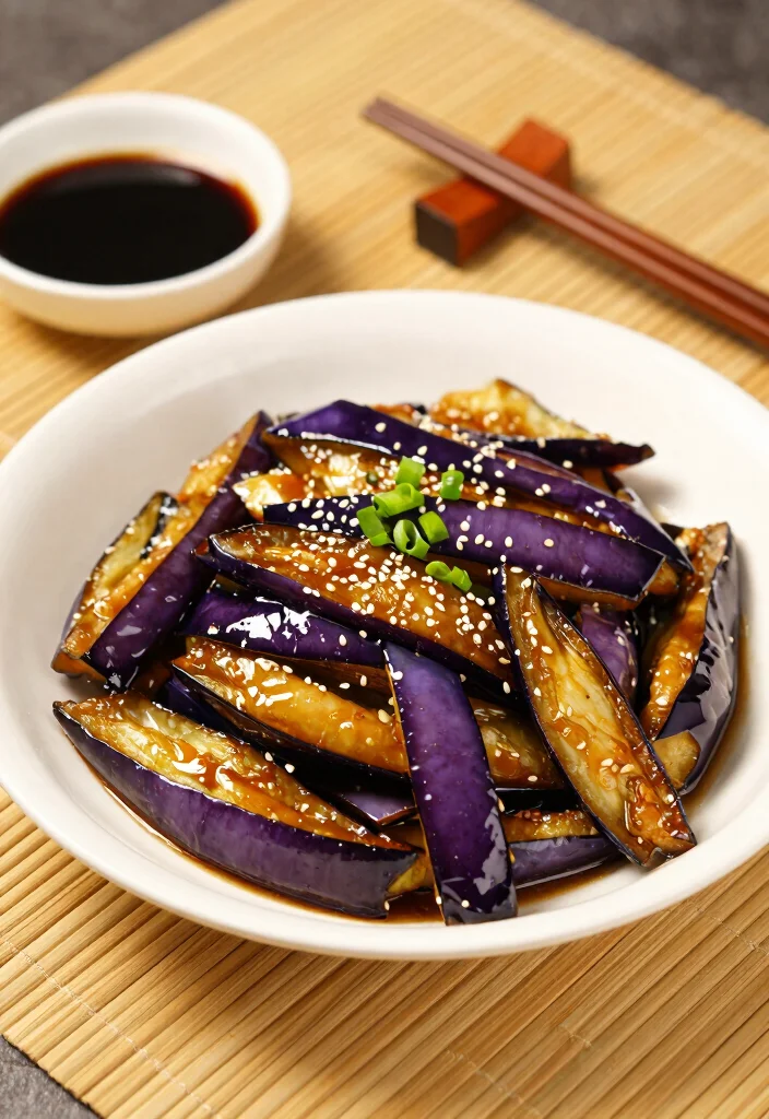 18 Chinese Eggplant Stir Fry Recipes (Spicy, Sweet & Savory) - 2. Sweet Soy-Glazed Eggplant Stir Fry 1