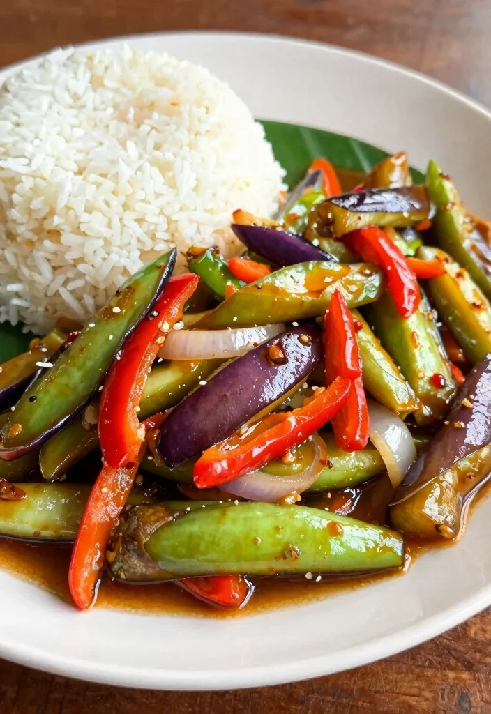 18 Chinese Eggplant Stir Fry Recipes (Spicy, Sweet & Savory) - 4. Thai Eggplant Stir Fry 1