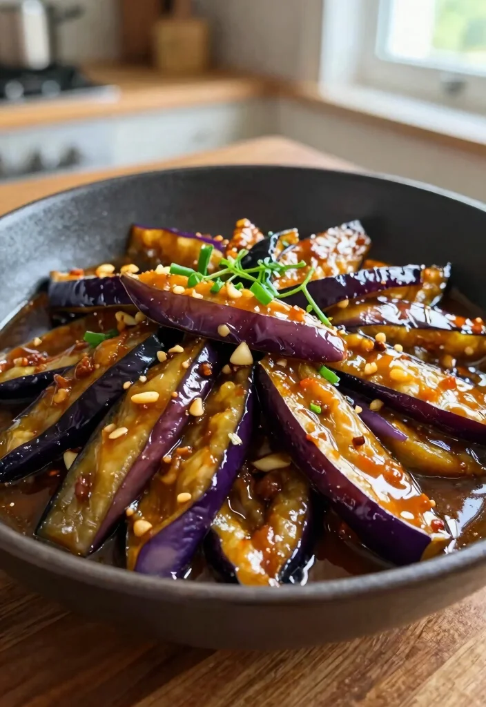 18 Chinese Side Dishes (Perfect for Dinner Parties) - 11. Braised Eggplant 1