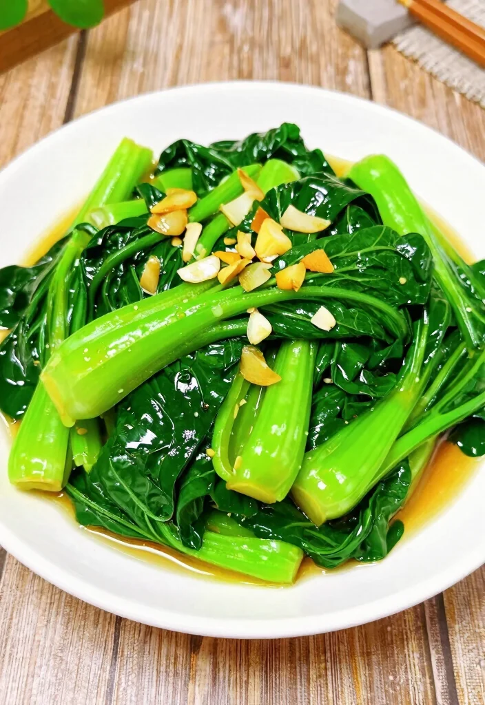 18 Chinese Side Dishes (Perfect for Dinner Parties) - 6. Stir-Fried Bok Choy with Garlic 1