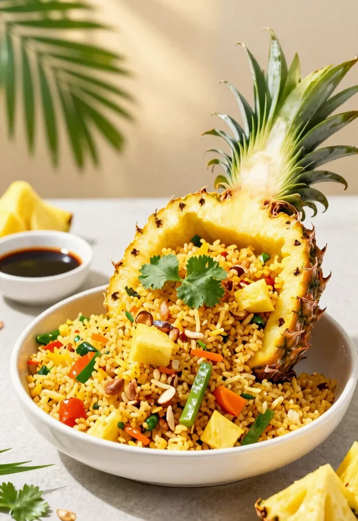 18 Easy Chinese Fried Rice Recipes (Better Than Takeout) - 3. Pineapple Fried Rice 1