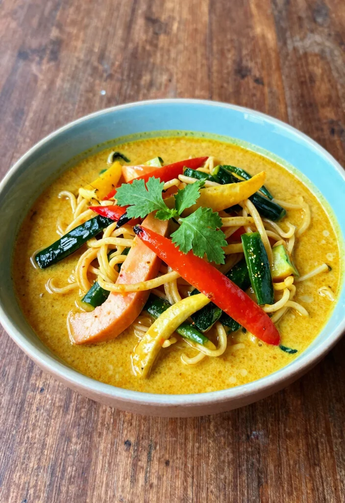 18 Irresistible Vegan Thai Curry Recipes to Spice Up Your Kitchen! - 15. Thai Vegetable Curry with Noodles 1