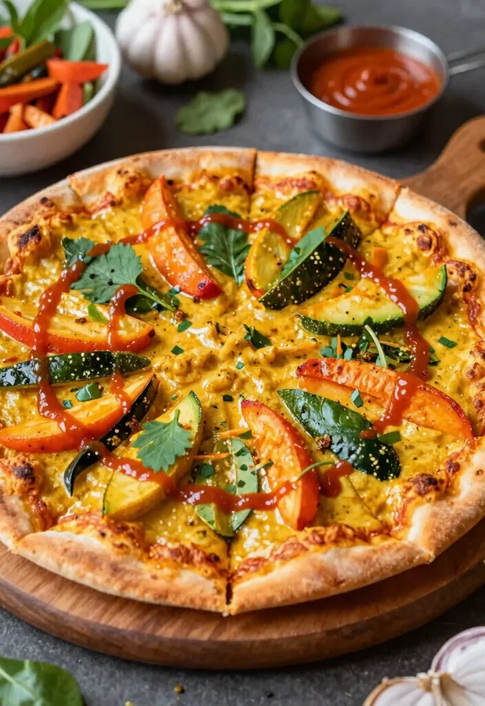 18 Irresistible Vegan Thai Curry Recipes to Spice Up Your Kitchen! - 18. Thai Curry Pizza 1