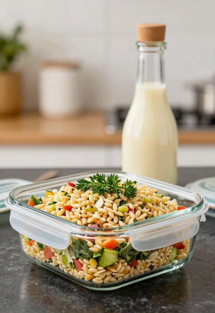 18 Orzo Greek Salad (Easy Weeknight Side) - 8. Making It Ahead of Time 1