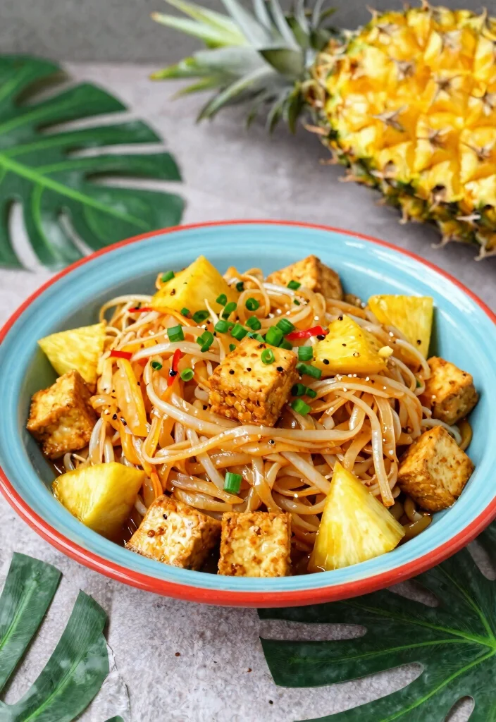 18 Pad Thai Tofu Recipes (Crispy & Flavorful) - 8. Sweet and Sour Pad Thai Tofu 1