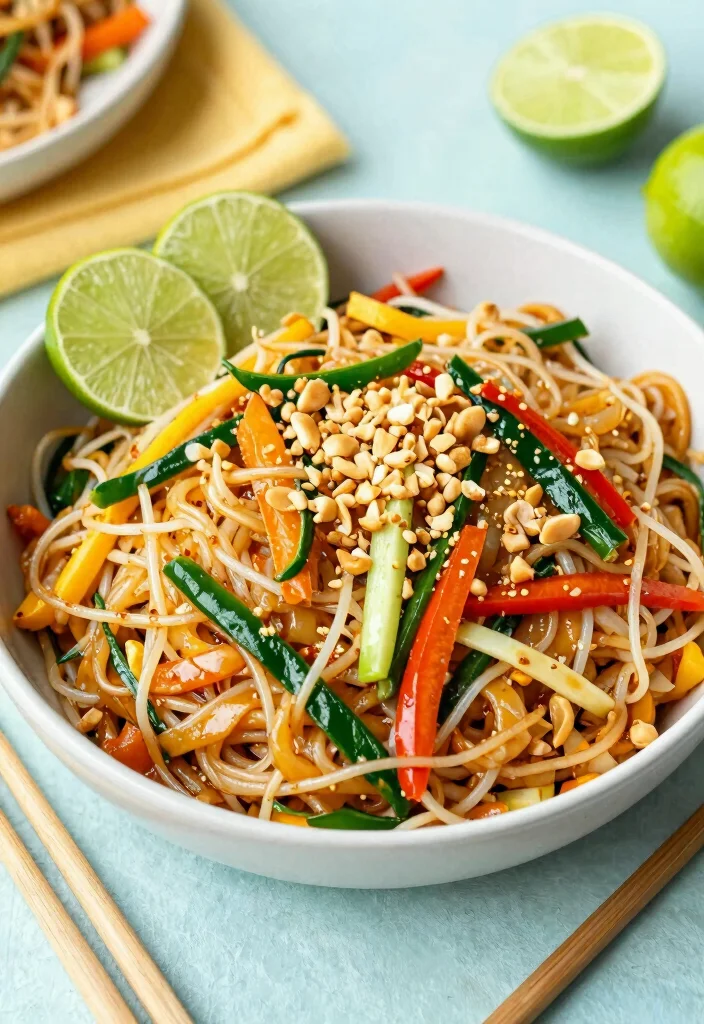 18 Pan-Fried Chinese Noodles Recipes (Crispy & Golden) - 15. Veggie Pad Thai 1