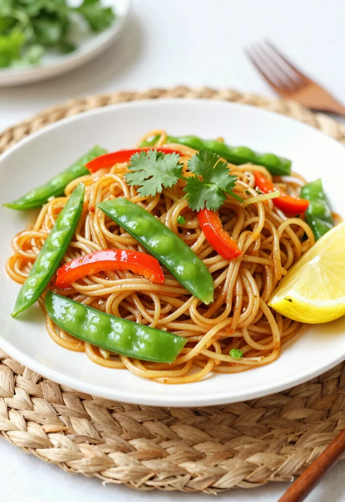 18 Pan-Fried Chinese Noodles Recipes (Crispy & Golden) - 6. Lemon Ginger Lo Mein 1