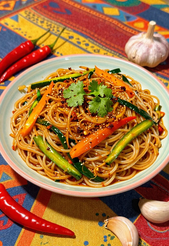 18 Pan-Fried Chinese Noodles Recipes (Crispy & Golden) - 9. Thai Chili Garlic Noodles 1