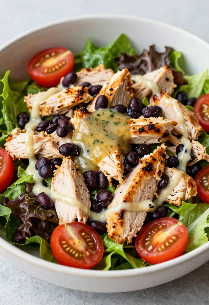 18 Thai Chicken Salad Recipes (Fresh & Vibrant) - 11. Thai Chicken Salad with Black Beans 1