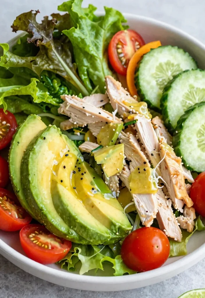 18 Thai Chicken Salad Recipes (Fresh & Vibrant) - 4. Thai Chicken Salad with Avocado 1