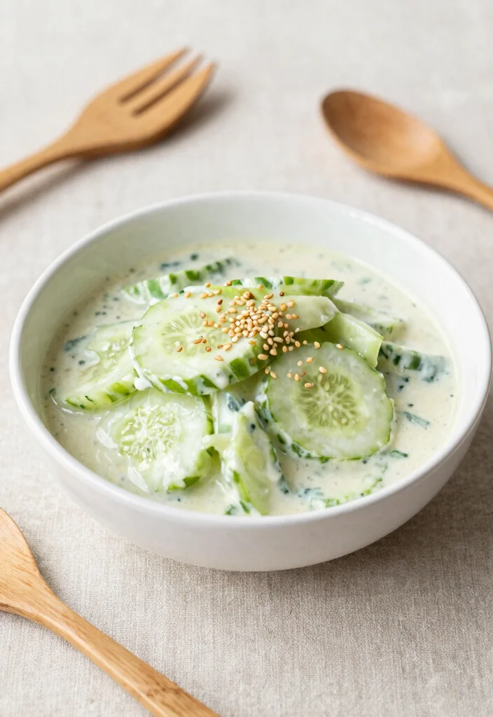 18 Thai Cucumber Salad Recipes (Refreshing & Light) - 4. Thai Cucumber Salad with Sesame Dressing 1