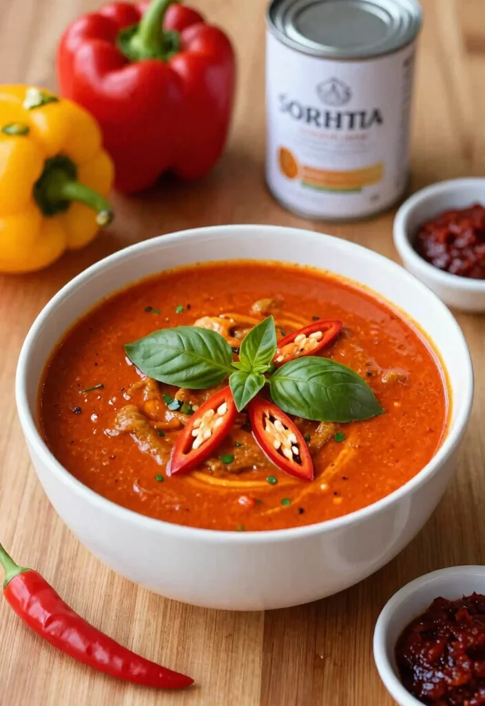 18 Vegan Thai Curry Soup Recipes (Red, Green, Yellow) - 1. Classic Vegan Thai Red Curry Soup 1