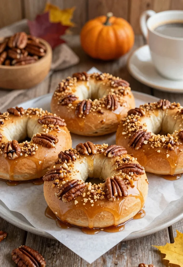 19 Air Fryer Greek Yogurt Bagels (Crispy Outside) - 15. Maple Pecan Bagels 1