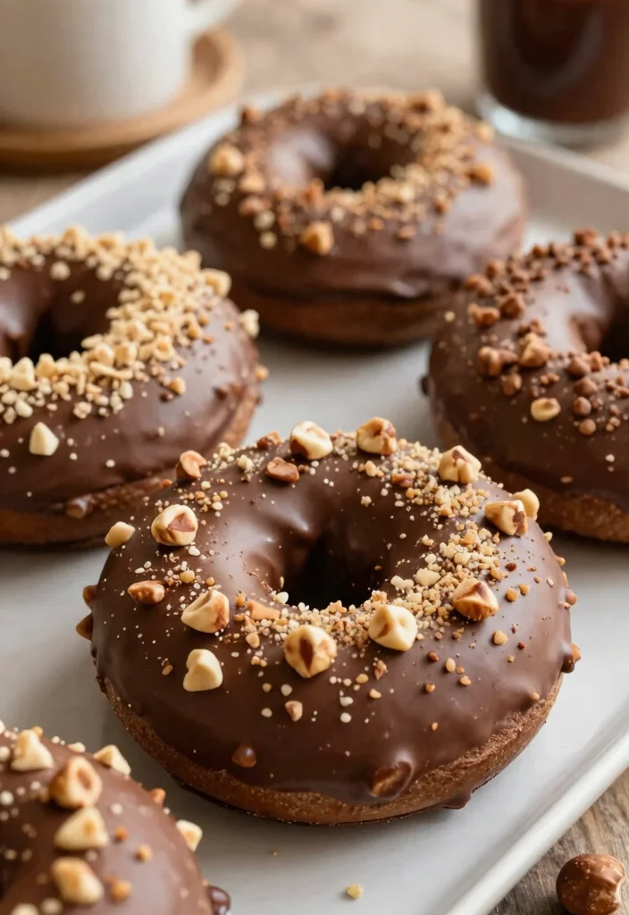 19 Air Fryer Greek Yogurt Bagels (Crispy Outside) - 18. Chocolate Hazelnut Bagels 1