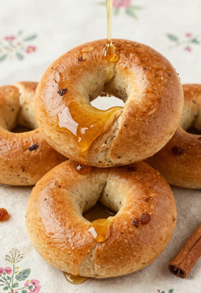 19 Air Fryer Greek Yogurt Bagels (Crispy Outside) - 3. Sweet Cinnamon Raisin Bagels 1